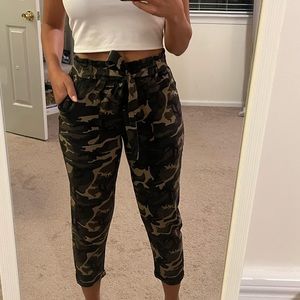 Shinestar paper bag trouser